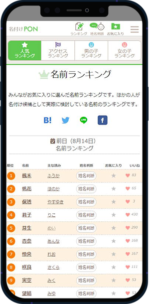 名付けポン